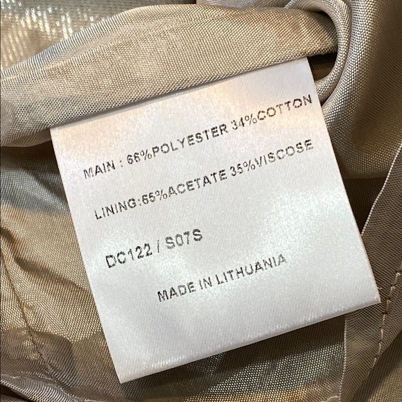 Karen Millen Silver Pleated Sheath Cocktail Dress - Picture 7 of 7